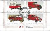 *Známky Južná Afrika 1999 Poštové autá, razítkovaný hárček - Kliknutím na obrázok zatvorte -